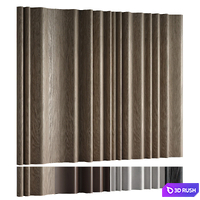Decorative wall panel 003 3D Model Corona