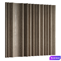 Decorative wall panel 003 3D Model Corona