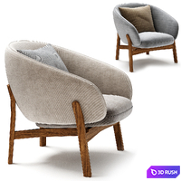 LUGANO Sofa By Morgan 3D Model Corona