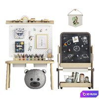 Toys, decor and furniture for children's 8 3D Model Vray, Corona