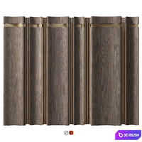 Wall Panel Decor 74 3D Model Vray, Corona