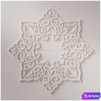 3d panel "EAST-4" by Gesso 3d 3D Model Corona