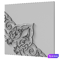 3d panel "EAST-4" by Gesso 3d 3D Model Corona