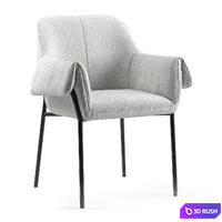 Chair Cruz Textile Light Gray 3D Model Vray, Corona