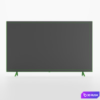 TV HISENSE 50 inch BLACK 3D Model Vray, Corona