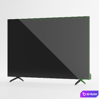 TV HISENSE 50 inch BLACK 3D Model Vray, Corona