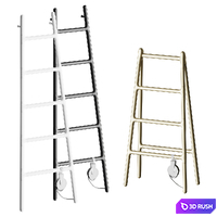 HEATED TOWEL RAILS 3D Model Corona