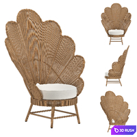 NIMA LOUNGE CHAIR 3D Model Vray, Corona