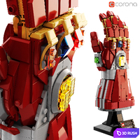 Lego Marvel | Nano Gauntlet 76223 3D Model Corona
