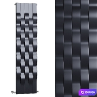 Caleido Steel panel radiator 3D Model Corona
