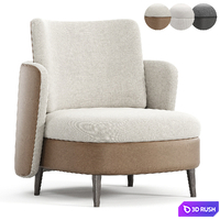 Armchair Ched Konyshev 3D Model Corona