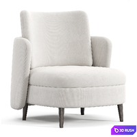 Armchair Ched Konyshev 3D Model Corona