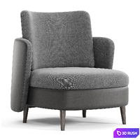 Armchair Ched Konyshev 3D Model Corona
