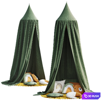 Canopy with decor 06 3D Model Corona