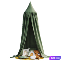 Canopy with decor 06 3D Model Corona