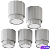 Lui alto by Occhio Ceiling Lamp Spot 3D Model Vray, Corona