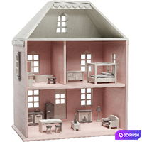 Pottery Barn Kids Sherwood Dollhouse and Accessory Set Toy 3D Model Vray, Corona
