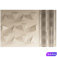 Wall 3D panel 11 3D Model Corona