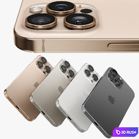 Apple iPhone 16 Pro MAX All colors 3D Model Vray, Corona