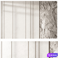 Headboard wall panel 14 3D Model Corona