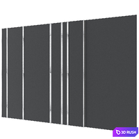 Headboard wall panel 14 3D Model Corona