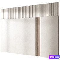 Headboard wall panel 17 3D Model Corona