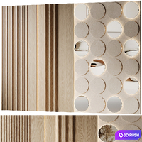 Wall Panel 10 3D Model Corona