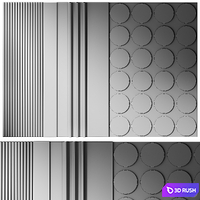 Wall Panel 10 3D Model Corona