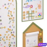 Interactive panel for children 3D Model Corona