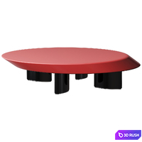 Accordo coffee table by Cassina 3D Model Corona