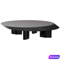 Accordo coffee table by Cassina 3D Model Corona