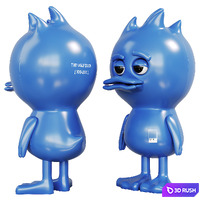 TUD x Pantone Collectible Toy 3D Model Vray, Corona