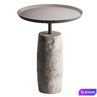 Kindra Marble Side Table 3D Model Corona