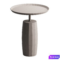 Kindra Marble Side Table 3D Model Corona