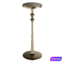 Round Metal Drink Table (PotteryBarn) 3D Model Corona