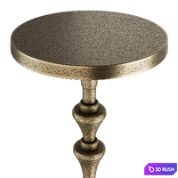 Round Metal Drink Table (PotteryBarn) 3D Model Corona