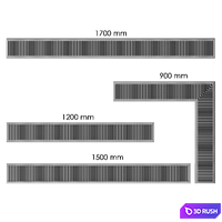 Floor-mounted built-in convectors 3D Model Corona