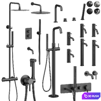 Allen Brau Mixer Set 3D Model Vray, Corona