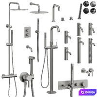Allen Brau Mixer Set 3D Model Vray, Corona