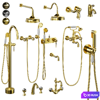 Boheme Brillante Classic Mixer Set 3D Model Vray, Corona