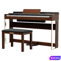 Piano Donner DDP-200 3D Model Vray
