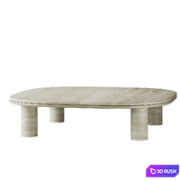 Simmy Tables by Giulio Marelli 3D Model Vray, Corona