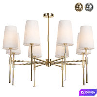 Freya Tida 8 Chandelier 3D Model Corona