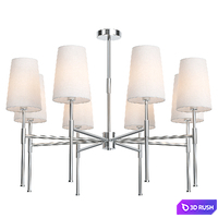 Freya Tida 8 Chandelier 3D Model Corona