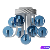 Badari Bubble 3D Model Vray, Corona