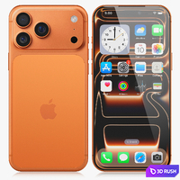 Apple iPhone 17 Pro Max 3D Model Vray, Corona