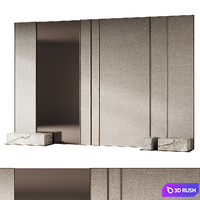 Headboard 18 3D Model Corona
