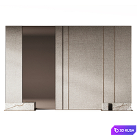 Headboard 18 3D Model Corona