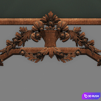 Classic frame 3D Model Vray