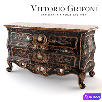Chest of drawers VITTORIO GRIFONI 1138 3D Model Vray, Corona